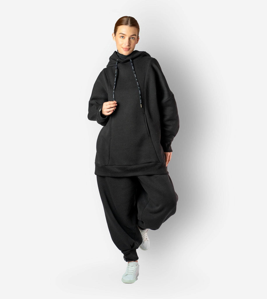 RUUQ Pant RUUQ Oversized Harem Pants Unisex in Black