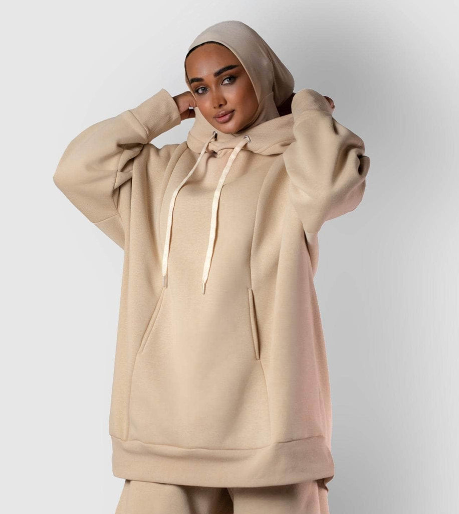 RUUQ Hoodie S-M RUUQ Oversized Hoodie Unisex in Buttermilk ROH-PC-BM0012